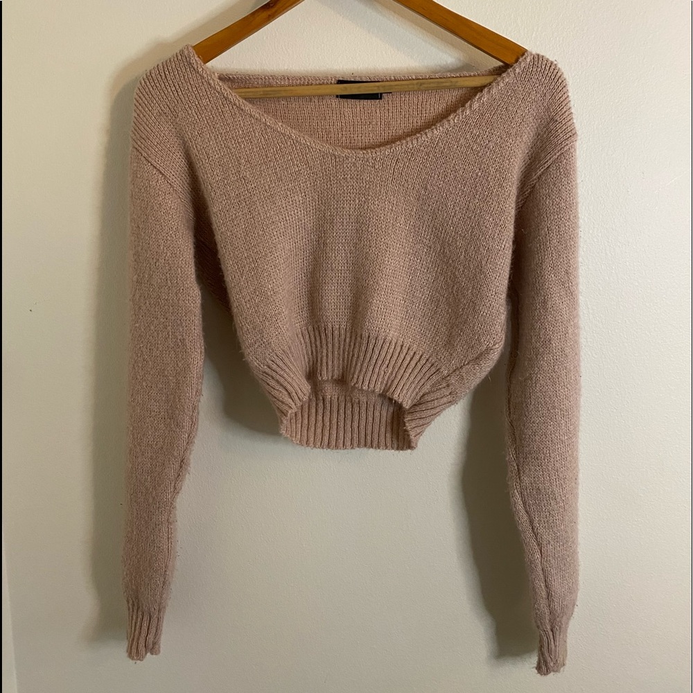 COPY - PLT Knit off the shoulder sweater